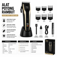Alat Potong Rambut Elektrik Professional Hair Clipper Rechargeable